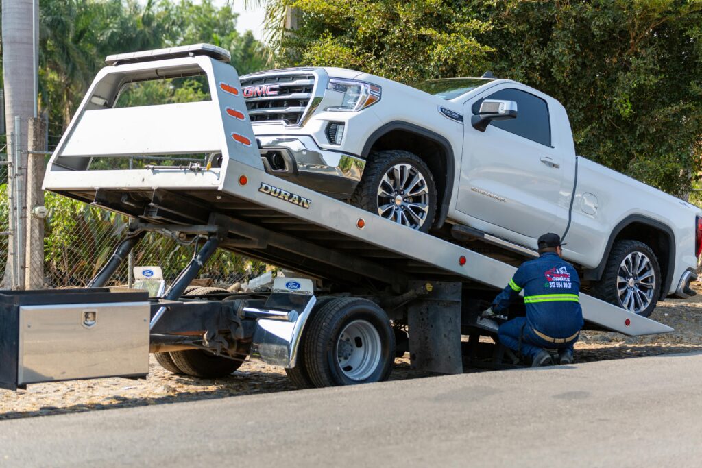 How far a car can be tow