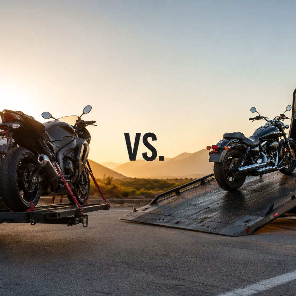 Motorcycle Tow Hitch Carrier vs. Professional Motorcycle Towing: Which Option Is Right for You?